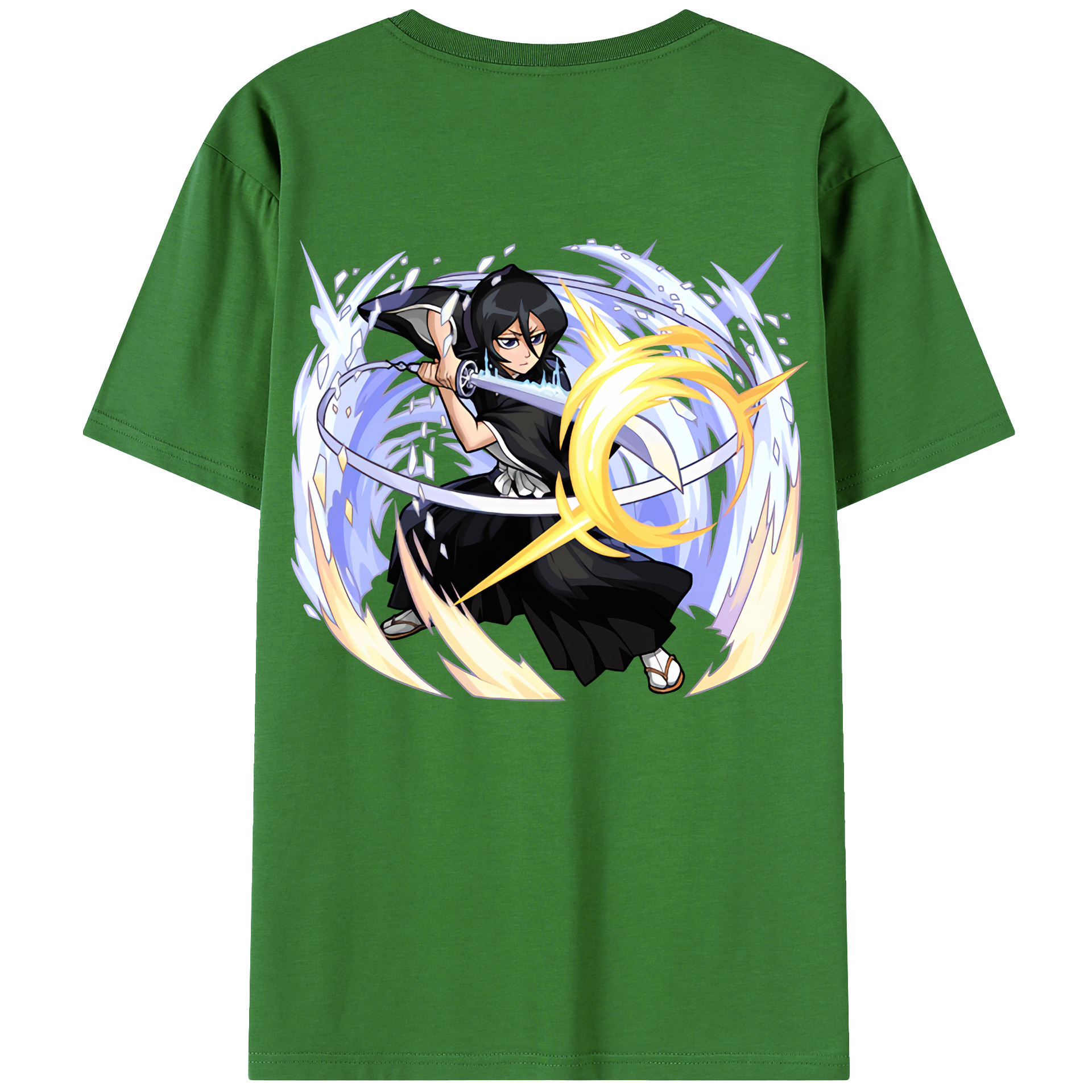 （画像用） ブリーチ 朽木ルキア BLEACH Kuchiki Rukia レディース半袖Tシャツ(バックプリント)